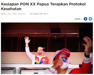 Kesiapan PON XX Papua Terapkan Protokol Kesehatan