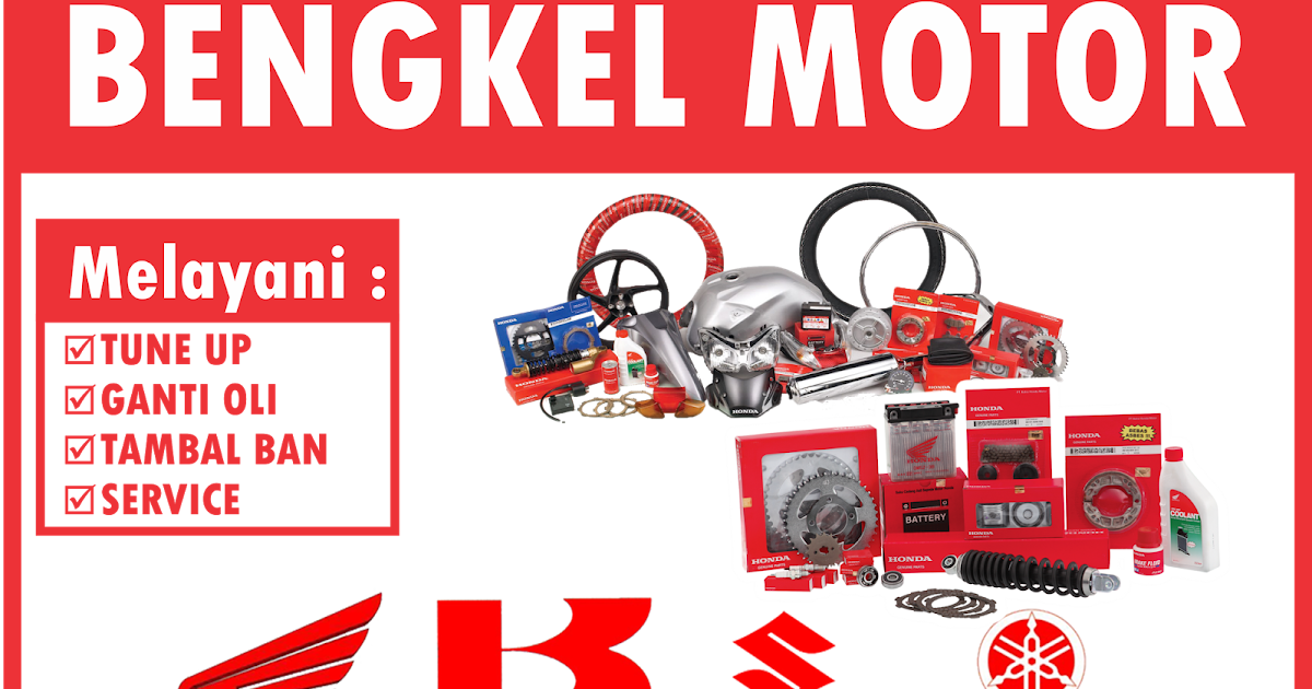 Membuat Desain  banner Bengkel  Motor  dengan COREL DRAW 