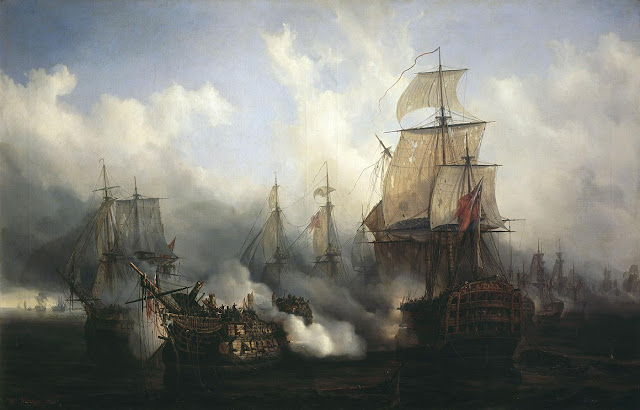 Combate naval de Trafalgar 21 de octubre de 1805.