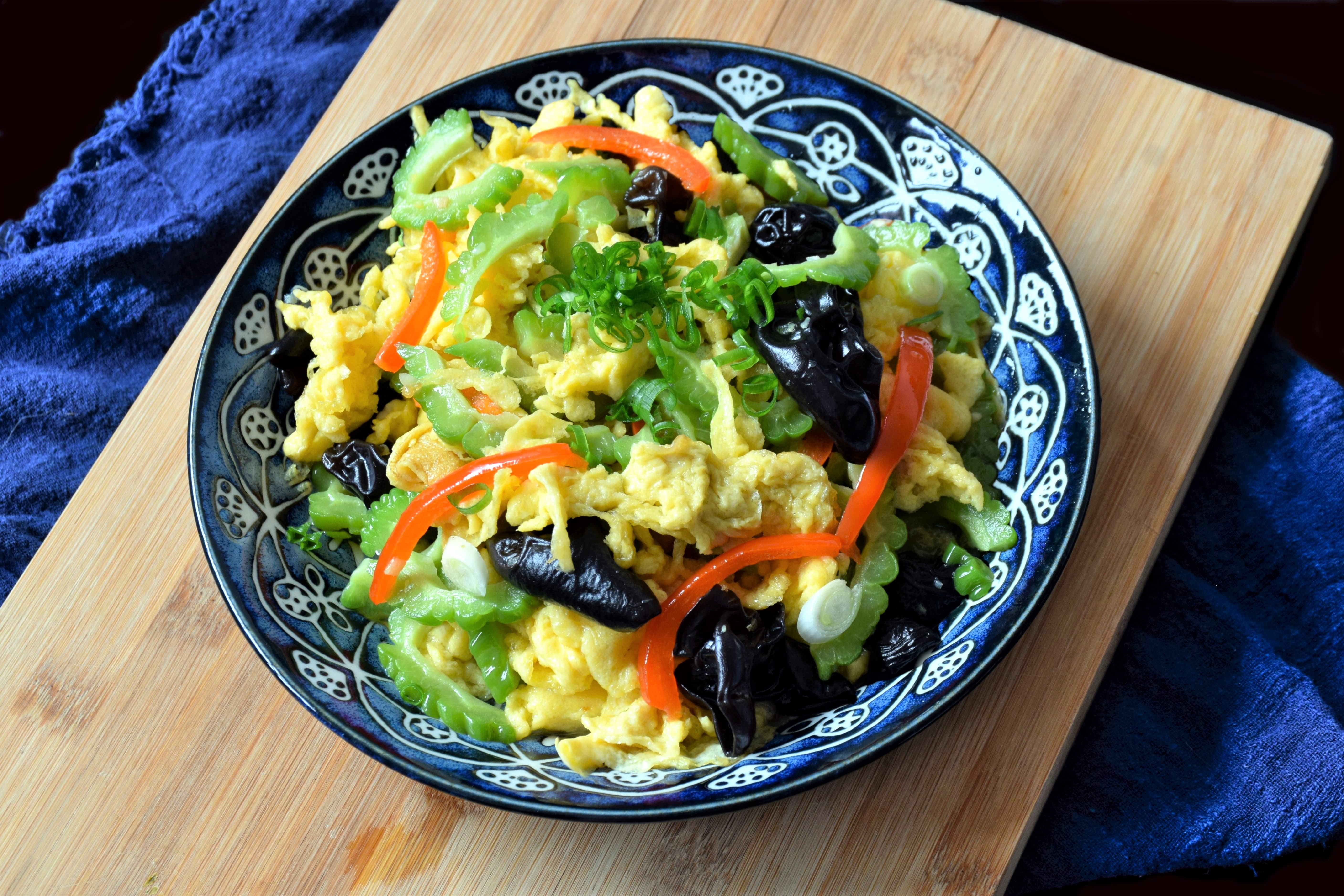 Scrambled Eggs and Bitter Gourd