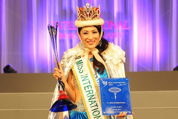 Miss International 2012 winner Japan Ikumi Yoshimatsu