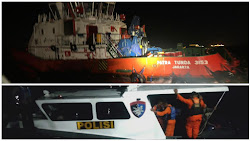 Kapal TB Patra Tunda 3153 Jakarta Terbakar di Desa Sarang Tiung, 2 Luka Bakar, 1 Tewas