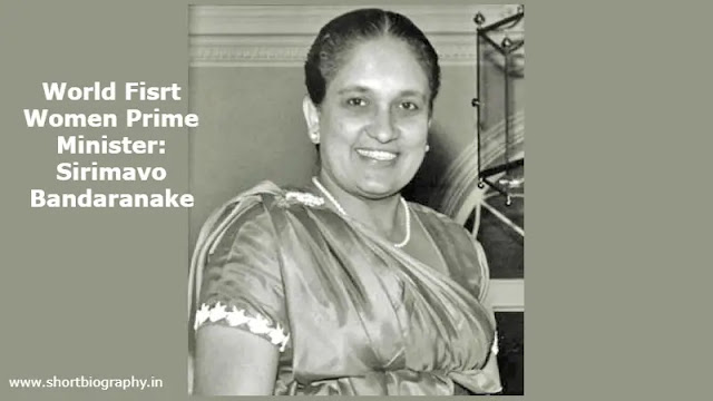 Sirimavo Bandaranaike: The World's First Female Prime Minister's Early Life and Education