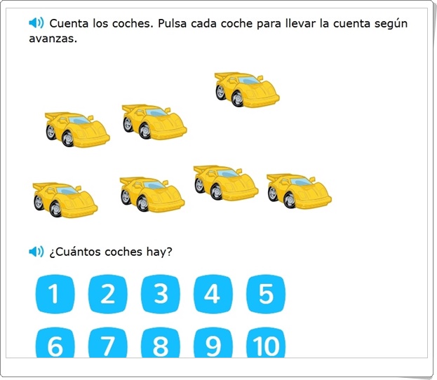 APRENDE A CONTAR HASTA 10 (Test de Matemáticas)