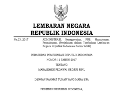 9 POIN PENTING DALAM PP NO. 11 Tahun 2017 Tentang Rekruitment CPNS