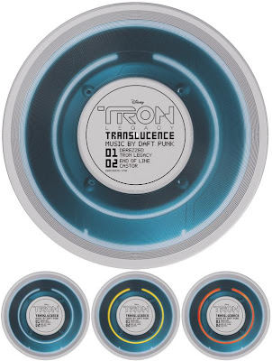 Record Store Day 2011 Exclusive TRON: Legacy Translucence Identity Disc Vinyl Record by Daft Punk