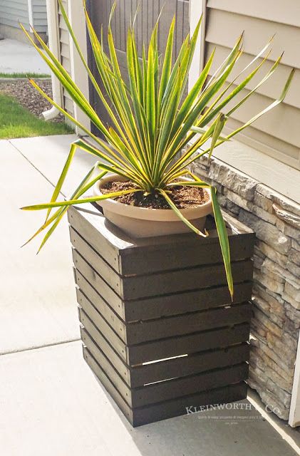 diy modern planter boxes 