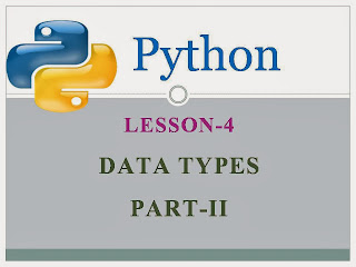  Python Data types,Part 2