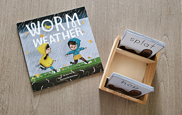 Worm Weather Book Rhyming Activity