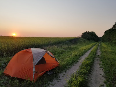 Come Walk With Us camping on Trans Canada Trail.