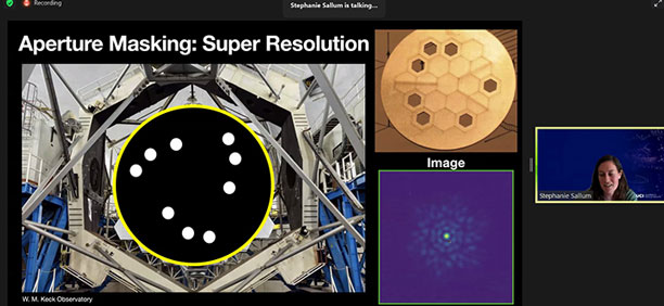 Using aperture masking to get higher resolution of exoplanets  (Source: Stephanie Sallum, UCI)