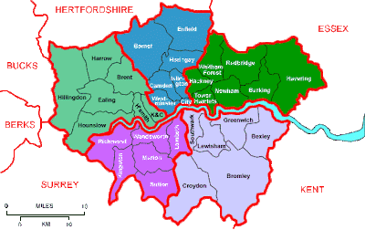 West London City Region Map