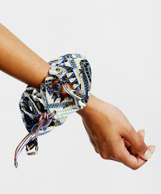 African Print Origami Bracelet - Funduzi by Craig Jacobs - iloveankara.blogspot.co.uk