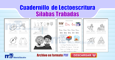 Cuadernillo  de Lectoescritura Sílabas Trabadas 