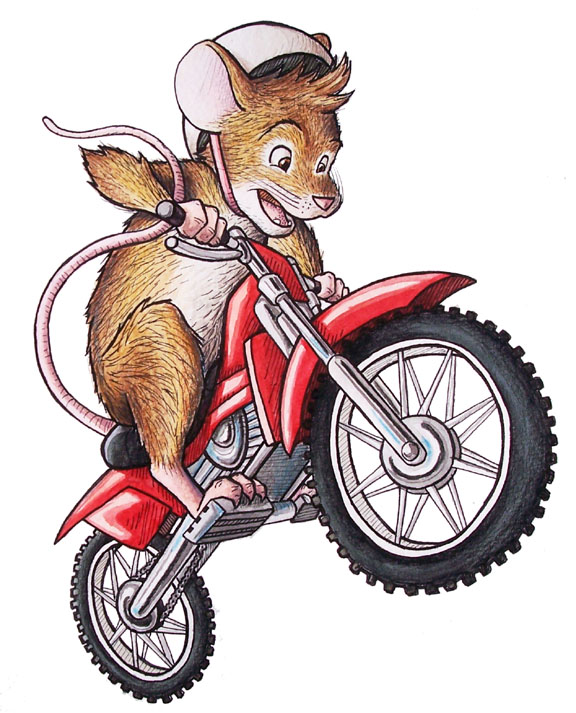 wallpaper world: The Mouse And The Motorcycle