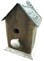 License Plate Birdhouse