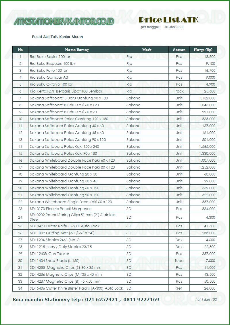 tempat beli atk murah pasti punya katalog 2023 stationery lengkap