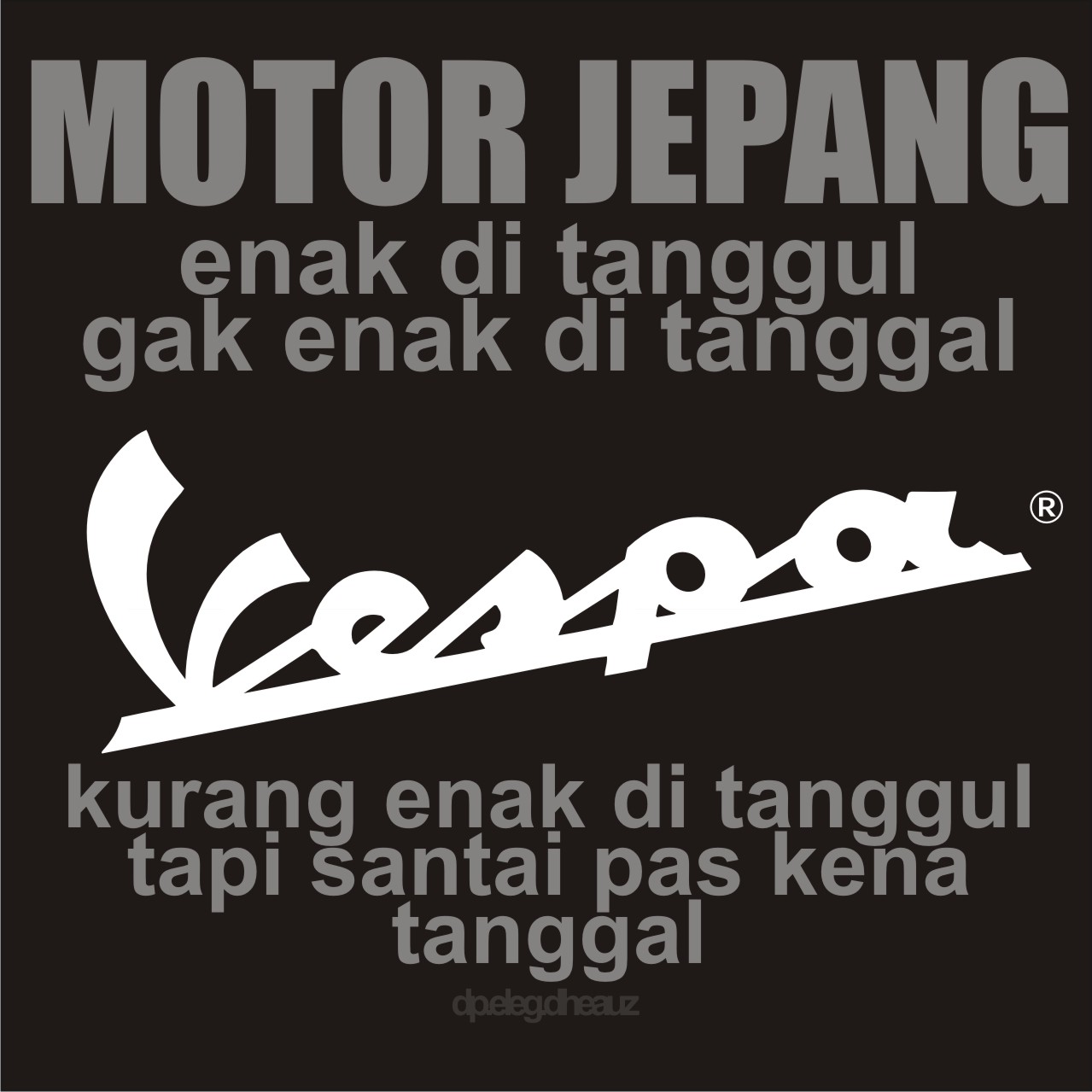 Koleksi Dp Bbm Vespa Kumpulan Gambar Meme Lucu