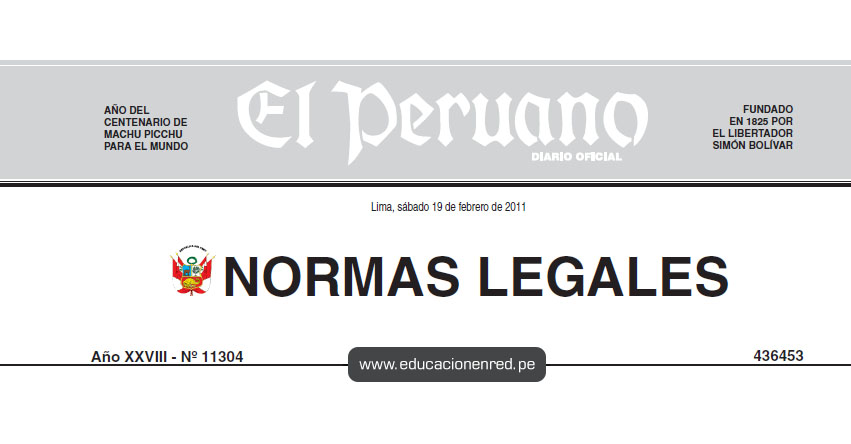 D. S. N° 029-2011-EF - Autorizan Transferencia de Partidas del Ministerio de Educación a favor del Instituto Peruano del Deporte - MEF - www.mef.gob.pe