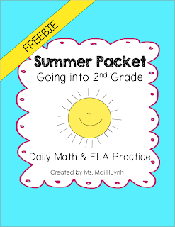 https://www.teacherspayteachers.com/Product/Freebie-Summer-Packet-Going-into-2nd-Grade-1222953