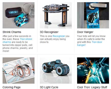 TRON Legacy Papercraft Light Cycle