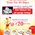 Get Free Dinner Set as you subscribe for Pooja Flowers form Dailypooja (free delivery)