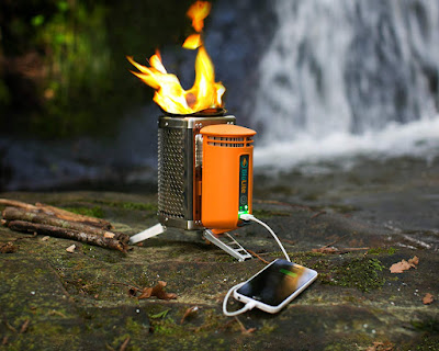 BioLite Wood Burning Camp Stove and Power Charger, Charging Your Gadgets and Cook a Meal At the Same Time