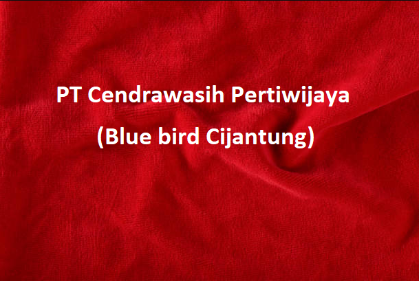 Info Loker PT Cendrawasih Pertiwijaya (Blue bird Cijantung)