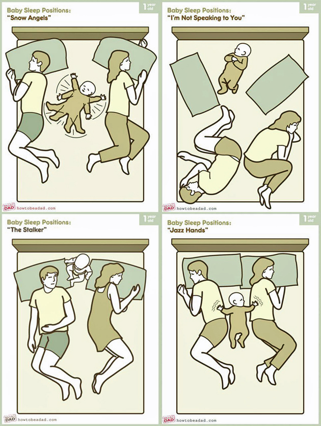 Fatherly Stuff: Hilarious Baby Sleep Positions