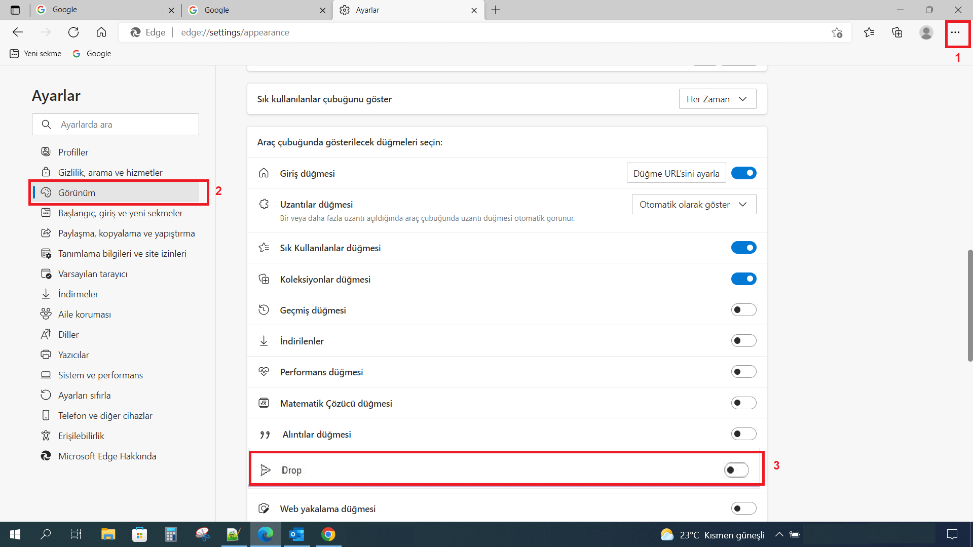 Dosyaları ve Notları Paylaşmak için Microsoft Edge'in "Drop" Özelliği Nasıl Kullanılır?