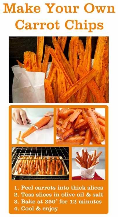 make your own carrot chips