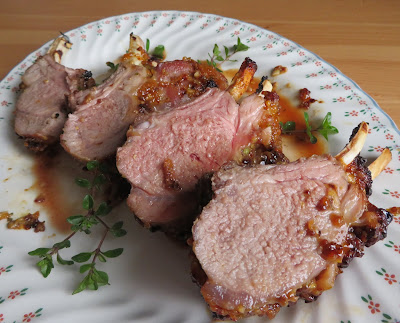 Apricot & Mustard Glazed Rack of Lamb