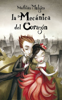 Portada del libro La mecánica del corazón, de Mathias Malzieu.