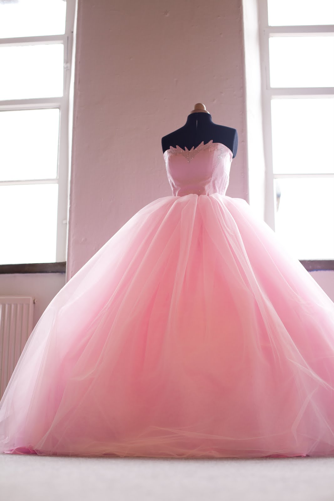 Big pink prom dress