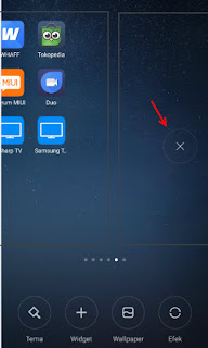 Cara menghapus halaman homescreen xiaomi redmi note 3 & 4