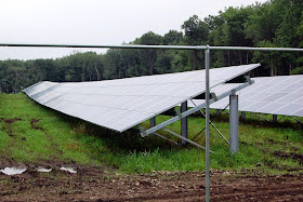 solar panels at Mt Saint Mary's