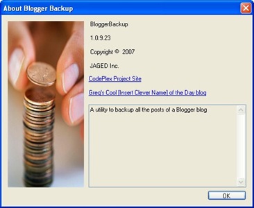blogger back up