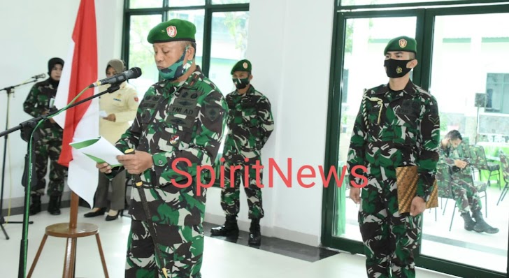 Brigjen TNI Djashar Djamil S.E, M.M., Pimpin Acara Tradisi Sertijab di Makorem 141/Tp