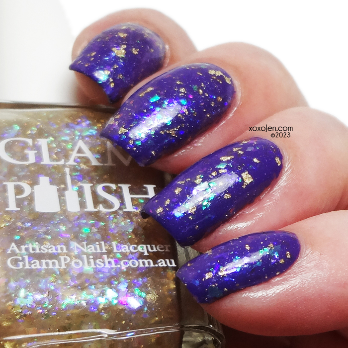 xoxoJen's swatch of Glam Polish Golden Touch