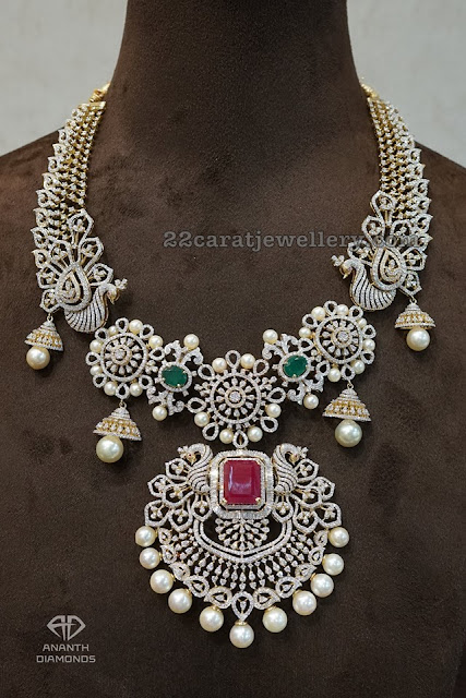 Peacock Diamond Sets by Ananth Diamonds