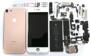 parts of a iphone circuit board components