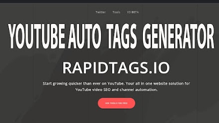 Rapidtags – Generate SEO Effective Tags for YouTube Videos