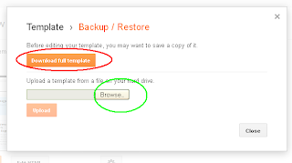  Most of us are doing thus many template edits too hacks How to backup/Restore your Blogger/ Blogspot weblog template