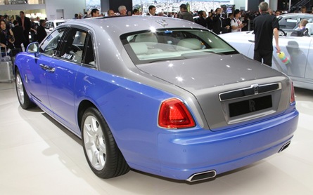 Rolls Royce Art Deco Phantom Ghost rear three quarters