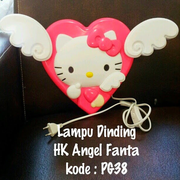 Lampu Dinding Hello Kitty Murah  Grosir Ecer Angel Love Fanta