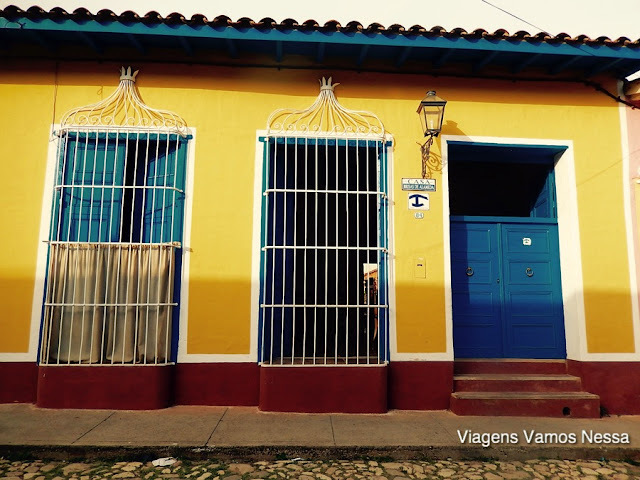 Vista externa da Casa Brisas de Alameda, Trinidad Cuba