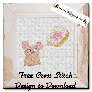 kawaii mouse cross stitch pattern free to download