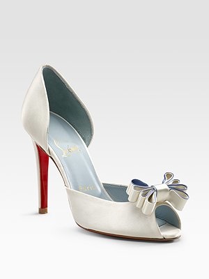 Christian Louboutin blue soled