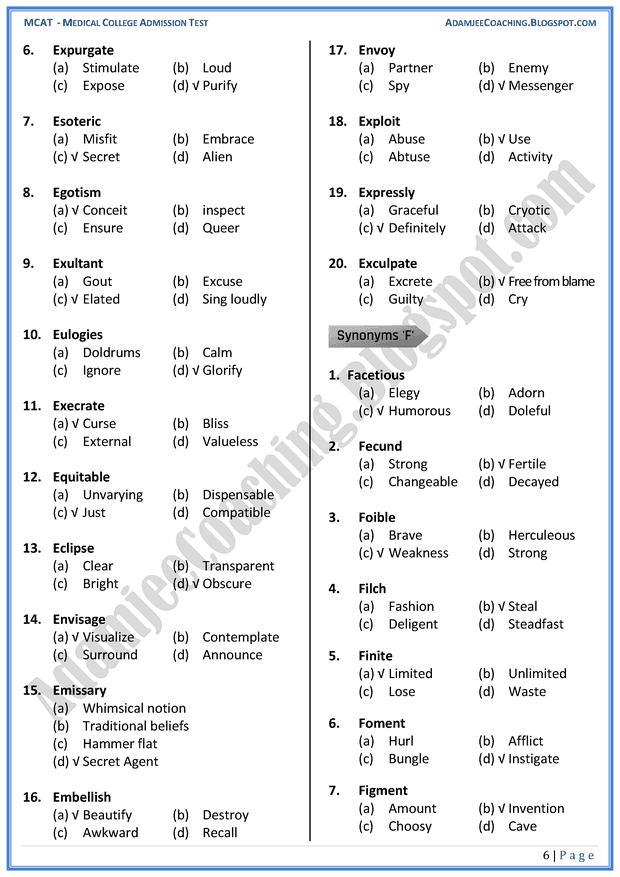 mcat-english-synonyms-mcqs-for-medical-entry-test