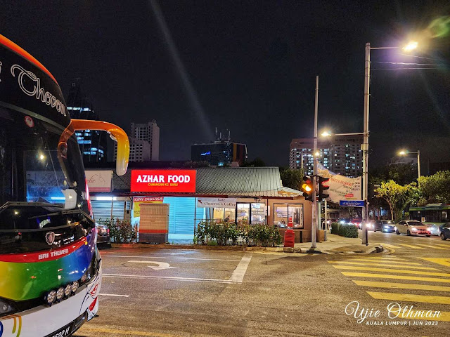 Kemeriahan Malam di Jalan Raja Alang, Kuala Lumpur